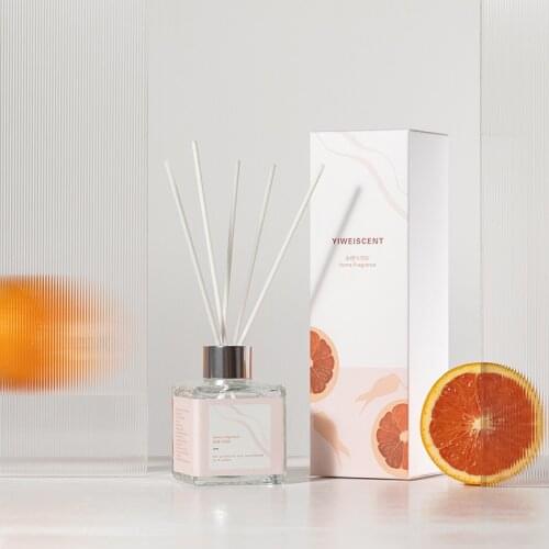 No Fire Air Fresherner Essential Oil Reed Aromatherapy Diffusers Blood Orange Cedar Amber Tuberose for Bathroom Hotel Home Decor
