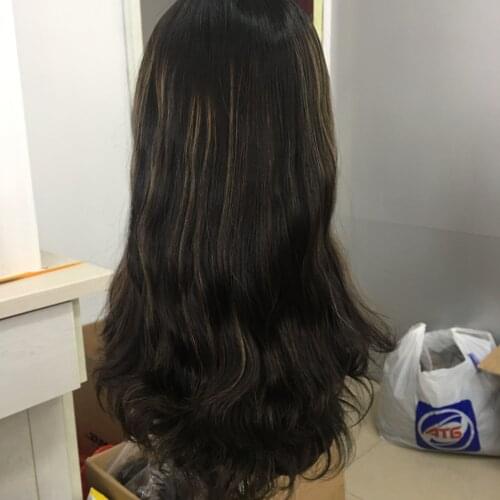Tsingtaowigs Custom made European virgin hair unprocessed hair 16inch jewish wig Best Sheitels wigs free shipping