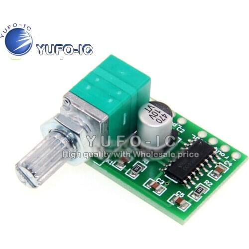 Small PAM8403 mini 5v digital power amplifier board with switch potentiometer can be USB powered sound good
