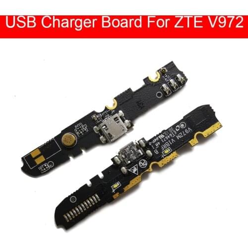 Microphone & USB Charging Board For ZTE V972 Usb Charger Connector Plug Port Board Flex Ribbon Cable Replacement Repair Parts