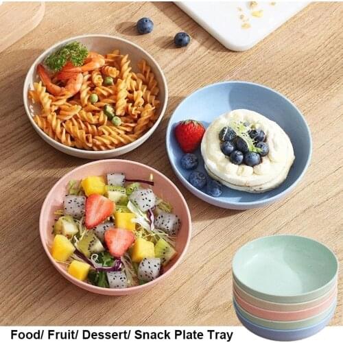 Food Grade Dessert Plate Tray Colorful Home Tableware Candy Snack Storage Dry Fruit Dessert Tray Tableware Kitchen Accessories