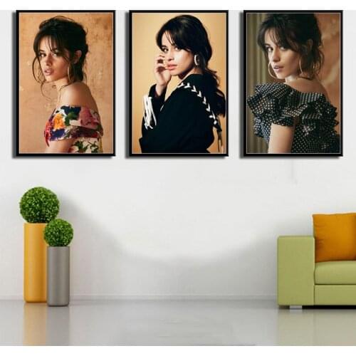Camila Cabello Pop Music Singer Star Canvas Painting Posters And Prints Wall Art Picture Vintage Poster Decorative Home Decor