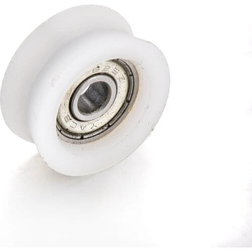 1Pcs POM Coated V Grooved Pulley Sealed Ball Bearing 5x22.5x9.5mm 120 Degree