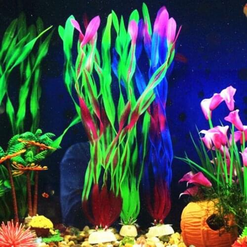 Water Aquarium Grass Water Simulation Plants Fish Tank Decoration Landscape Fake Plants Sea Tangle Glass Decorations