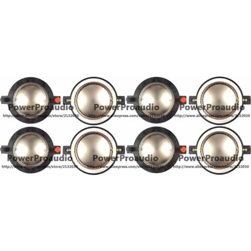 8PCS High Quality Titanium Diaphragm For B&C DE750TN Voice Coil 74.5mm repair kit for Speakers replacement 8 Ohm or 16ohm