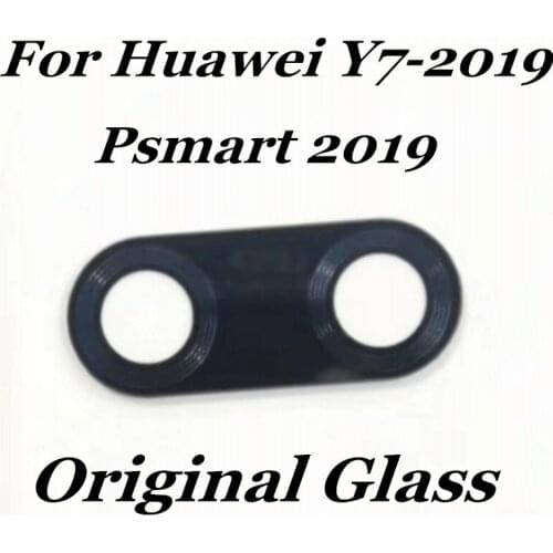 10 pieces Original Rear Back Camera Glass Lens Cover with sticker For P smart 2019 huawei honor Y7 2019 Repair Spare Parts