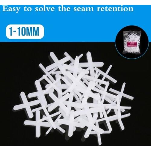 100pcs 1mm-10mm Ceramic Tile Cross Paste Ceramic Tile Clip Stitch Cross Clip Stitch Locator Plastic