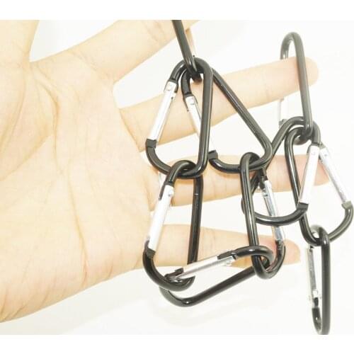 20x Locking Carabiner Climbing Hiking Caving Buckle for Webbing Hand Bag Leather