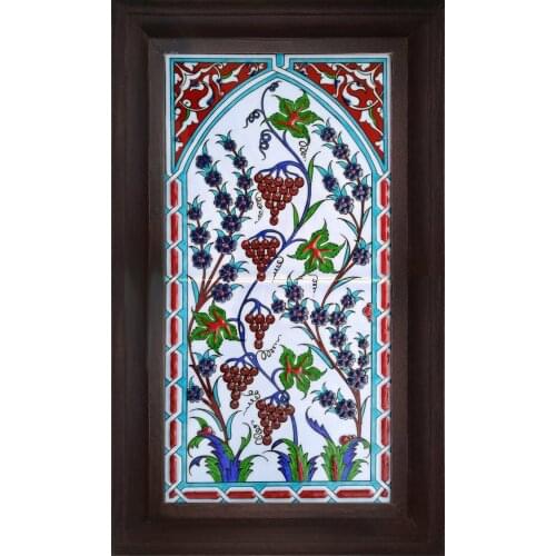 20x40 Ceramic Wall Art Decor, paintings wall decor home decoration ramadan Grape Hand Painting