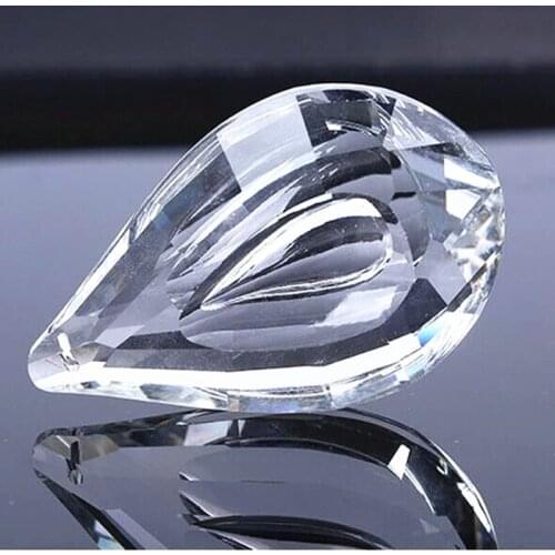 50pcs/lot 63mm clear Suncather Chandelier Parts Lighting Accessories Crystal Prisms Hanging Pendants Curtain Home Decoration