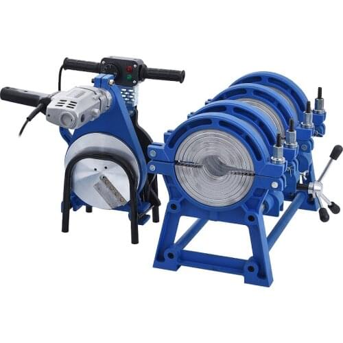 63-200 Hand Push Type Butt Welding Machine PE Fusion Welding Machine Pipe Hot Melt Machine Precision PE Butt Fusion Welder 220V