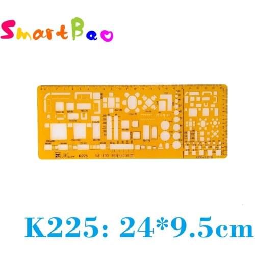 Architectural Design 1:200 Drafting Template for Pen 0.25; 1:100 Drawing Template for pen 0.35; K225