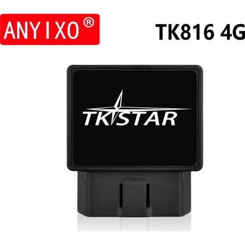 TKSTAR TK816 4G Car OBD GPS Tracker sms tracking on google map APP and Android real time tracking shock alarm car accessories