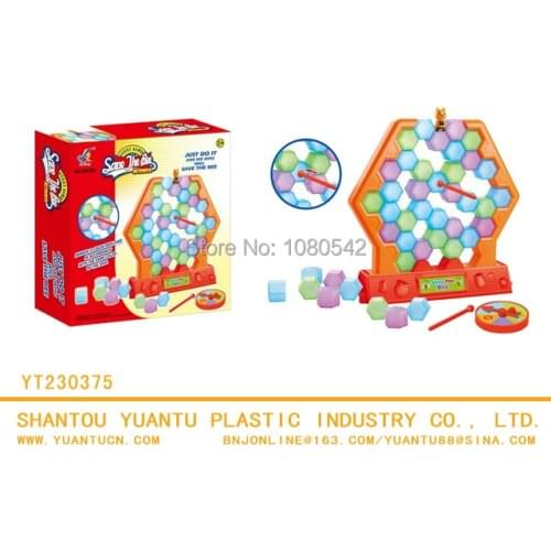 Free Shipping Funny toy for children funny game save the bee family game