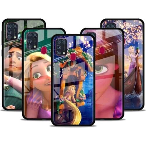 Rapunzel Disney Movie for Samsung Galaxy S21 Ultra A71 A51 4G 5G A91 A81 A41 A31 A21 A11 A01 Tempered Glass Phone Case