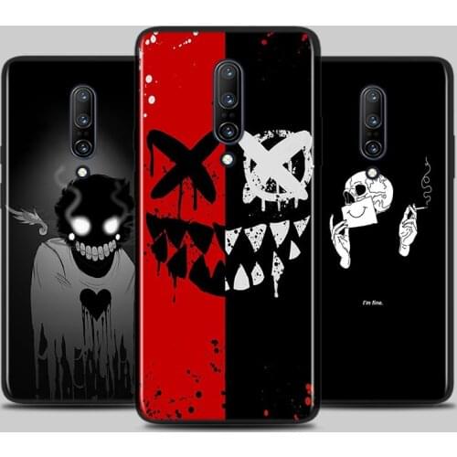 Smile Skeleton Devil For OnePlus Nord N10 N100 8T 7T 6T 5T 8 7 6 Pro Plus 5G Phone Case Cover Shell Coque