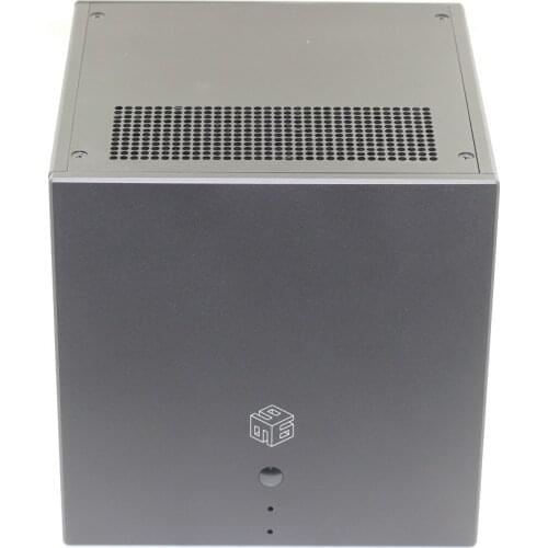 Black New Design Install SFX Power Supply ITX Motherboard Air Cooled Computer Case / Chassis / DIY BOX (216*216*216MM)