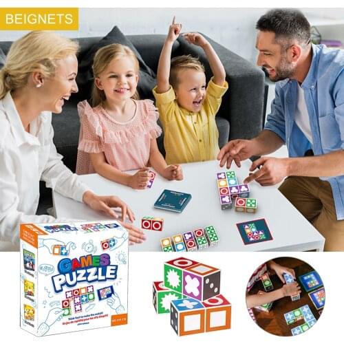 Kids Match Puzzle Board Game Space Logical Thinking Family Party Games For Children Intelligence Development Educational Toys