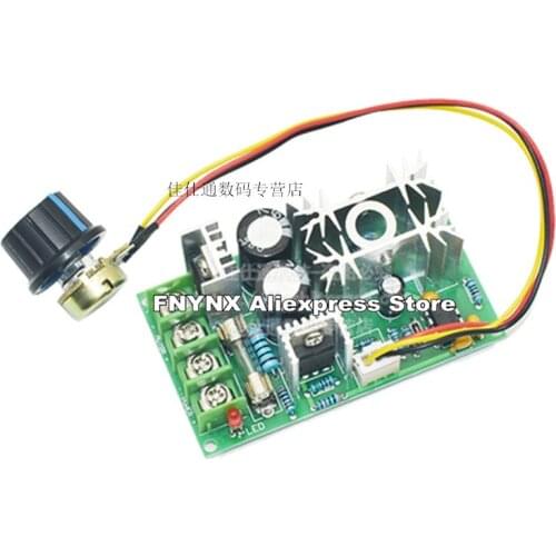 2PCS DC Motor 12v 24v 36v 48v High Power Drive Module PWM Speed Controller 20A Current Regulator