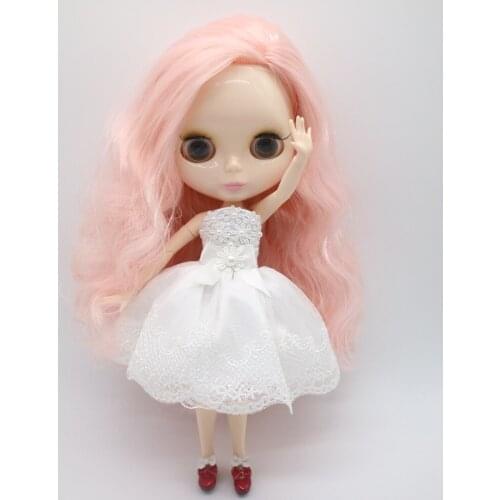 Joint body Nude Blyth Doll Mixed pink hair fashion doll factory doll 20181113