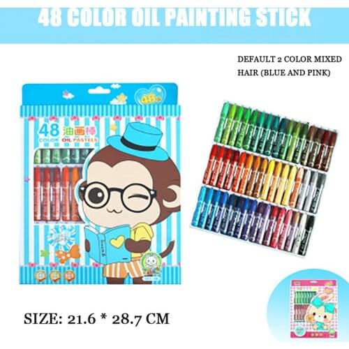 Mini Color Oil Painting Stick Children Crayon Environmental Art Stationery Kindergarten Painting Tool Pen Box