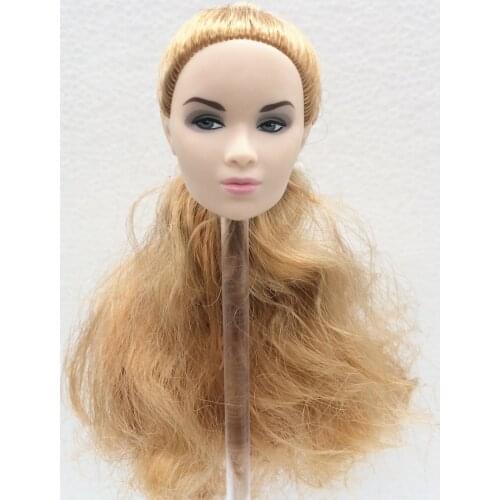 Fashion Royalty color infusion blond curly hair fanxi integrity doll head for repaint reroot