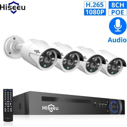 4-way 3 megapixel wired surveillance set Network surveillance camera set