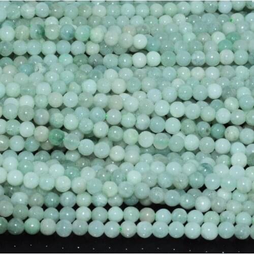 Natural Burma Jade / Jadeite Small Round Beads 3mm