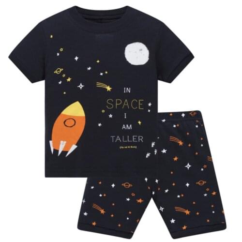 New Dinosaur Boys Pajamas Sets Childrens Pyjama Boys Sleepwear Suit Telescope Kids Pjamas home wear Costumes Nightgown