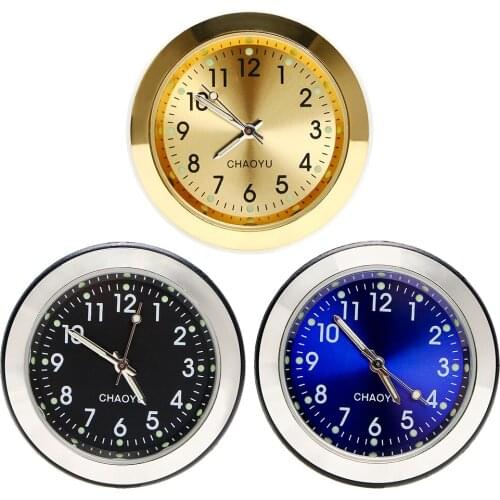 LEEPEE Air Conditioner Clip Car Air Freshener Car Clock Aromatherapy Auto Outlet Perfume Interior Accessories Ornament Luminous