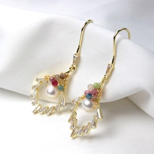 YES100045 Earrings 2020 New Trendy Korean Style Temperament Long Style Net Celebrity Ear Clip Fashion Personality Earrings Retro