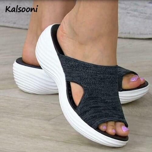 Women Sandals Soft Comfortable Beach Shoes Slippers