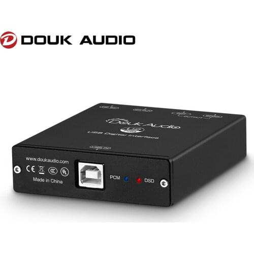 Douk Audio XMOS XU208 USB to Coaxial /Optical /12S Converter Digital Interface Audio Adapter DSD256 PCM384KHz
