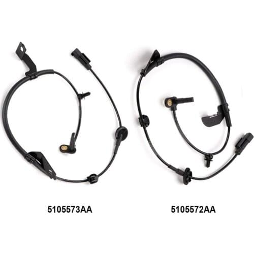 2Pcs Car ABS Wheel Speed Sensor for Dodge CALIBER Jeep COMPASS PATRIOT 1.8 2.0 2.2 2.4 CRD 5105572AA 5105573AA