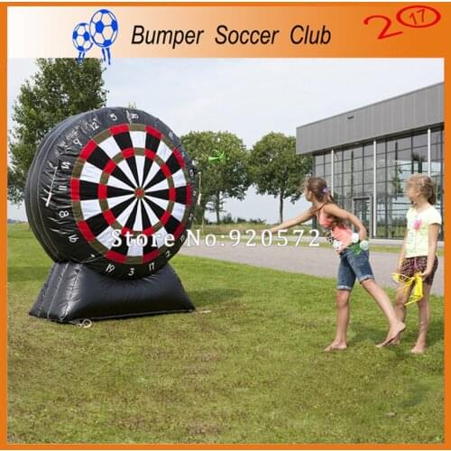 Free shipping ! Free Pump ! 3m/4m/5m/6m/7m Commercial guangzhou giant football dart game ,inflatable foot darts for sale
