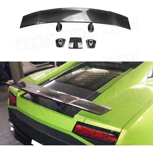Carbon Fiber Rear Bumper Lip Trunk Spoiler Case for Lamborghini Gallardo LP550 LP550 LP560 2004-2012
