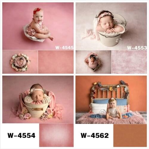 Photography Background Grunge Pink Solid Texture Photo Backdrops for Studio Newborns Child Baby Portrait Photograpic Photocall