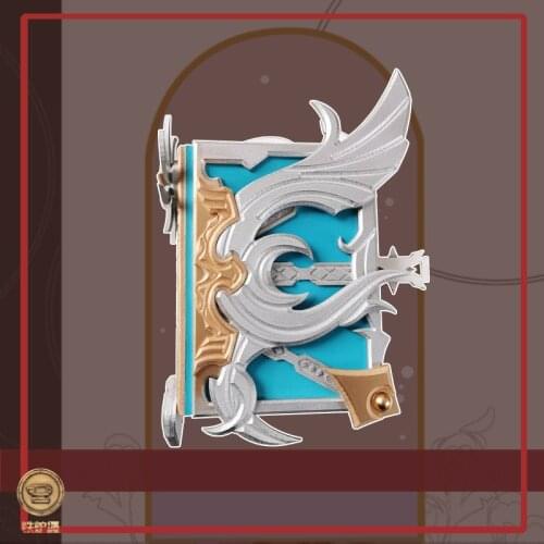 Hot Game Genshin Impact Klee Ningguang Four Wind Original 5-star Weapon Magic Book Cosplay Book Props for Carnival Comic Show