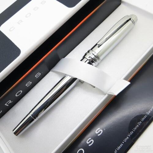 Cross AT0455-10 Bailey Bright Chrome Roller Pen | Cross Pen | İsme Special Pen