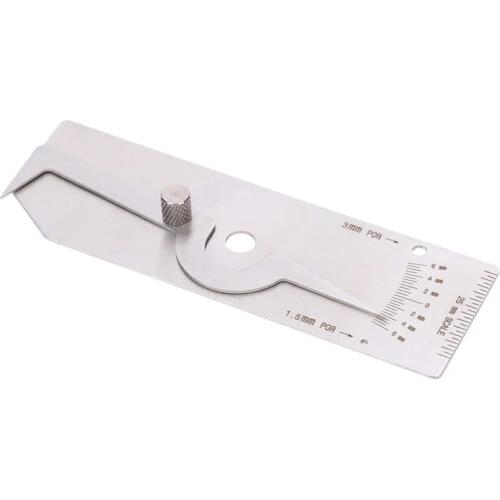 Fillet Weld Set Gage Gauge Welding Inspection Test Ulnar Stainless Steel L Undercut Ruler