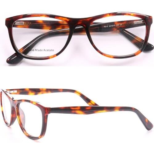 Women Square Glass Frame Men Fashion Light Acetate Optical Eyeglass Frames Tortoise Blue Prescription Eyewear Vintage Eyeglasses