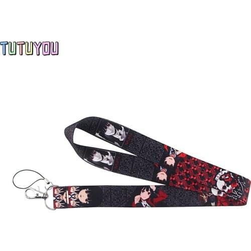 PC2336 Gamblers Abyss Cartoon Icons Style Anime Lovers Key Chain Lanyard Neck Strap For USB Badge Holder DIY Hang Rope