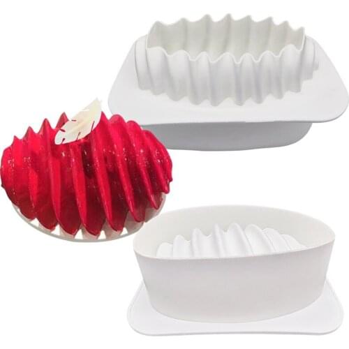 SHENHONG New Conch Honeycomb Cake Decoration 3D Cake Moulds Silicone Mold For Baking Mould Bakeware Chocolate Tools Pastry Pan