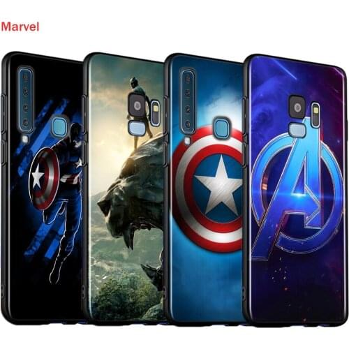 Silicone Cover Avengers Captain America For Samsung Galaxy A9 A8 A7 A6 A6S A8S Plus A5 A3 A02 Star 2018 2017 Phone Case
