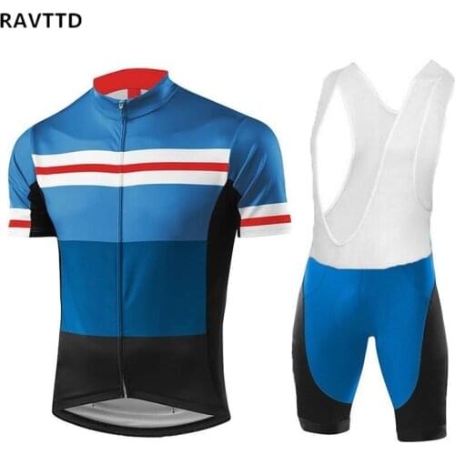 RAVTTD Bike Cycling Jerseys Suit Breathable Bicycle Clothes Cycling Clothing Men Summer Pro Bike Jersey Ropa Ciclismo