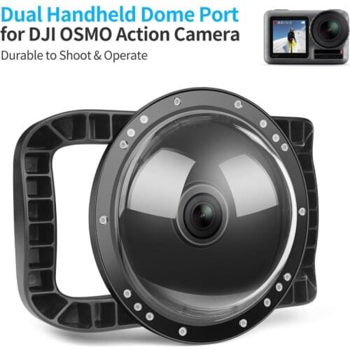 Waterproof Dome Port Snorkeling Photographing Housing Case Handheld Tray
