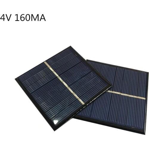 1PC Mini Poly Solar Panel 4V 160MA for Charging 2.4V Battery DIY Handmade Science Experiment 70*70MM