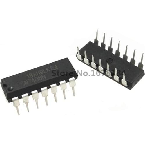 100pcs/lot SN7406N SN7406 DIP-14