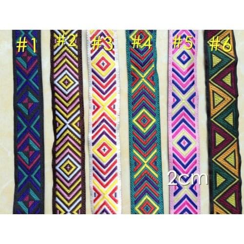 2cm high quality nations style jacquard ribbon, dance costume accessories trimming,XERY13783