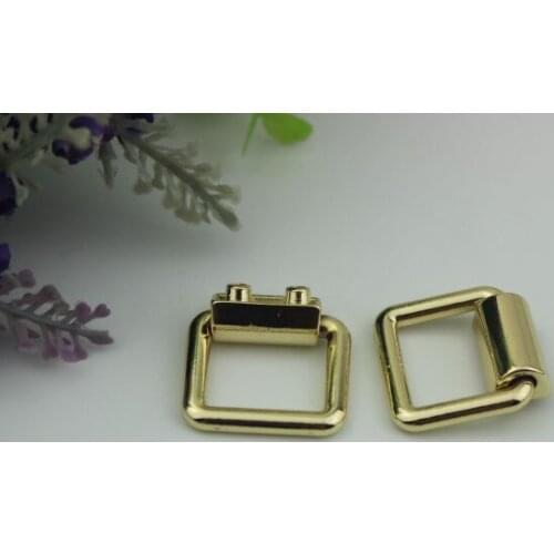 20pcs/lot Pale golden 1.9 cm inner diameter bag hook package chain accessories luggage hardware accessories